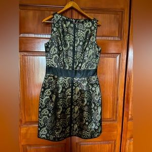 2/$45 - gorgeous mixed media dress